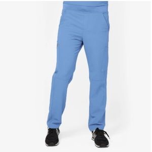 Figs Men's Axim Cargo Scrub Pants- Ceil Blue